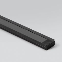 Встраиваемый алюминиевый профиль для светодиодной ленты Elektrostandard LL-2-ALP007 черный/черный
