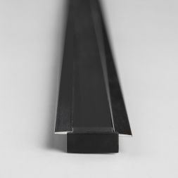 Встраиваемый алюминиевый профиль для светодиодной ленты Elektrostandard LL-2-ALP007 черный/черный