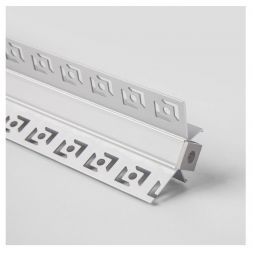 Встраиваемый угловой алюминиевый профиль (внутренний угол) для светодиодной ленты Elektrostandard LL-2-ALP014
