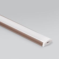 Гибкий алюминиевый профиль для светодиодной ленты Elektrostandard LL-2-ALP012 латунь/белый