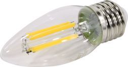 Филаментная светодиодная лампа Свеча С37 8W 3000K E27 Smartbuy SBL-C37F-8-30K-E27