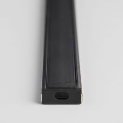 Накладной алюминиевый профиль для светодиодной ленты Elektrostandard LL-2-ALP006 черный/черный