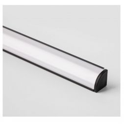 Угловой алюминиевый профиль для светодиодной ленты Elektrostandard LL-2-ALP008 черный/белый