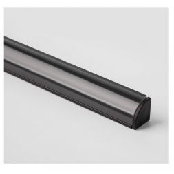 Угловой алюминиевый профиль для светодиодной ленты Elektrostandard LL-2-ALP008 черный/черный