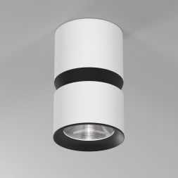 Светильник потолочный светодиодный Kayo 12W 4000К белый/чёрный Elektrostandard 25049/LED